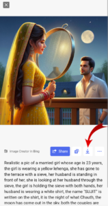 Karwa Chauth Ai Photo Editing Prompt Bing Image Creator